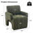 Modern Upholstered Soft Sherpa Accent Armchair-830856142