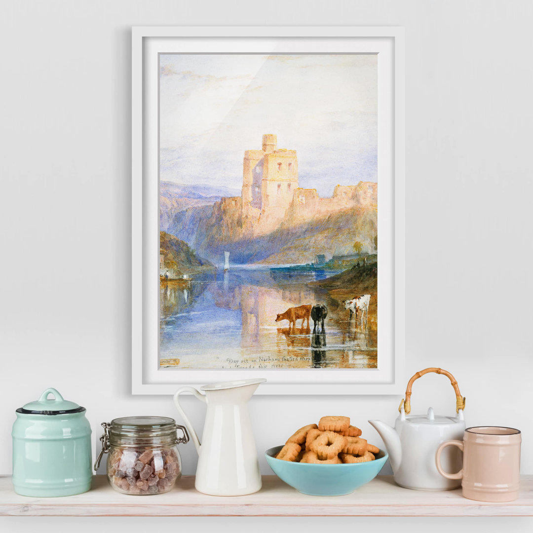 Gerahmter Kunstdruck Norham Castle von Remove William Turner