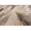 Tapis gris vache fait main Chisholm