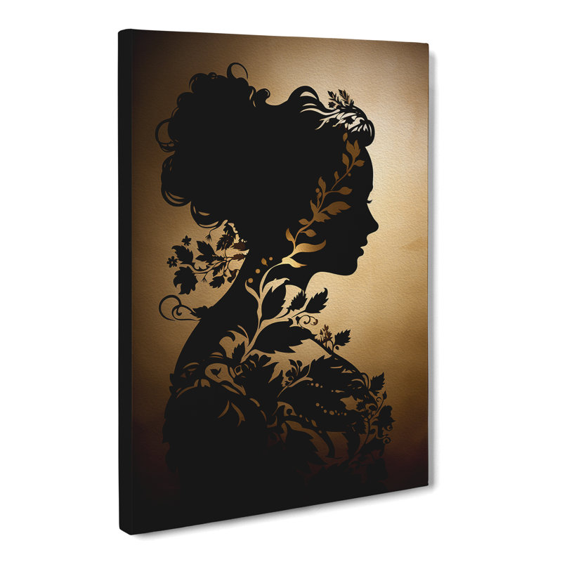 Woman Baroque - Wrapped Canvas, 50cm H x 35cm W x 3cm D