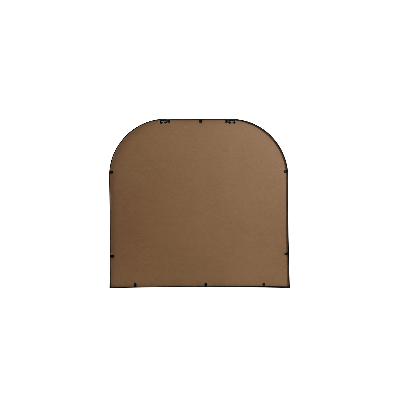 Sabine Metal Wide Arch Wall Mirror, Black, 34" x 36"