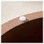 Ensemble de 2 tables basses gigognes en noyer