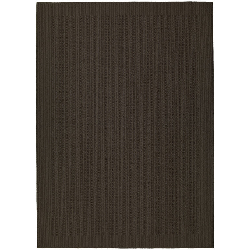 Tapis touffeté brun, Rectangle 7 pi 6 po x 9 pi 6 po