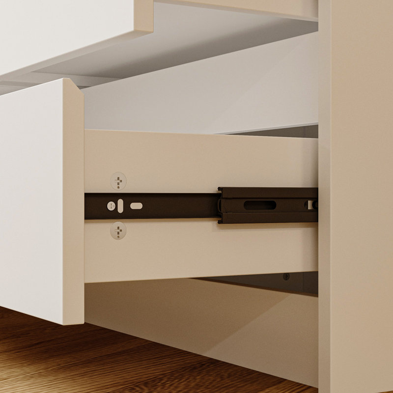 12-Drawer Chest With Elegent Design, White