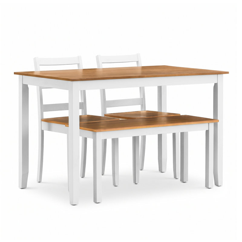 Solid Wood Top Dining Set