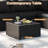 8-Piece Patio Furniture Set with Propane Gas Fire Pit Table-576908596-599686392