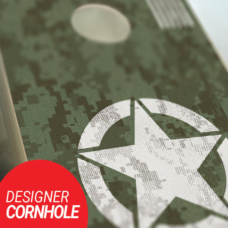 Bridgit 2' X 3' US Army Digital Camo Tailgate Size Cornhole Set
