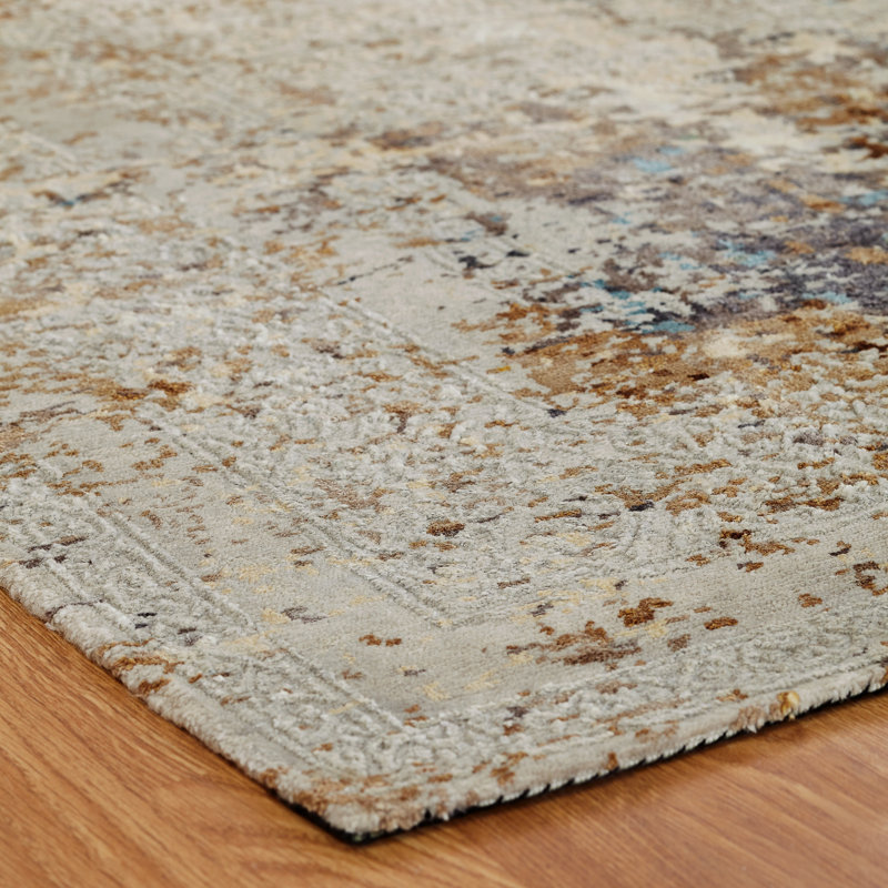 Abstract Area Rug, Rectangle 8' x 10'