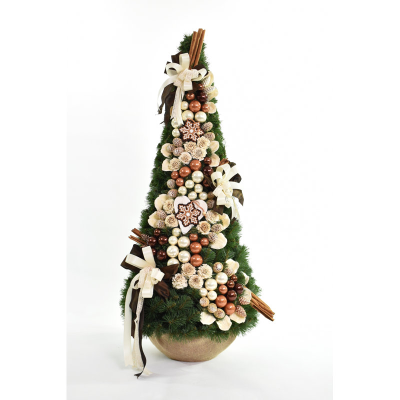 Artificial Pine Christmas Tree, 3.61ft H x 1.48ft W x 1.48ft D