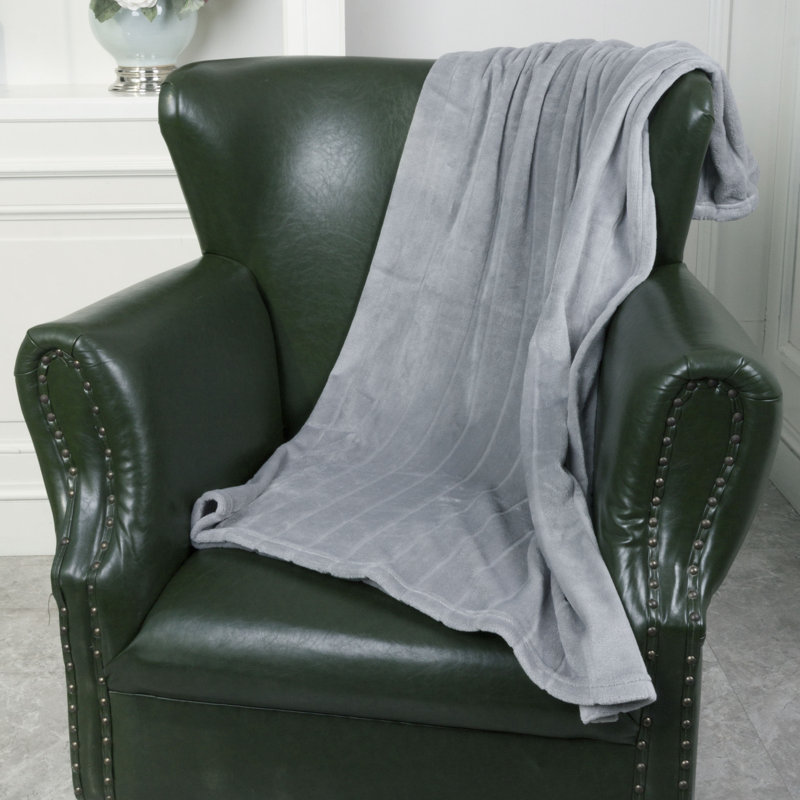 Throw Blanket, 50" W x 70" L, Gray