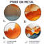 Harpster - Mountains Round Metal Wall Art For Living Room-928521581