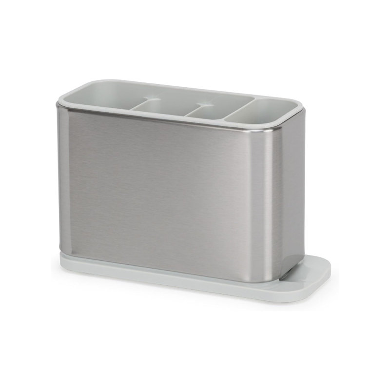 Kitchen Stainless Steel Sink Cutlery Drainer, Utensil Cutlery with Draining Base