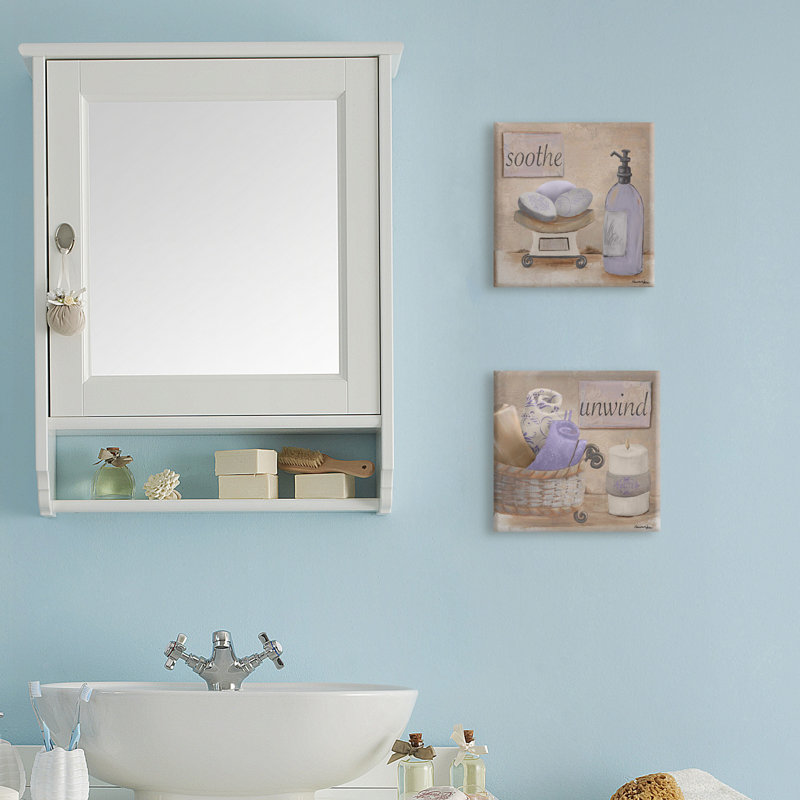 «Lavender Bath» par Hakimipour - Ritter, art sur toile (ensemble de 2)