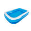Blue and White Inflatable Rectangular Swimming Pool-71582231