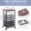 78.8cm H x 39.5cm W Utility Cart with Wheels-3661148