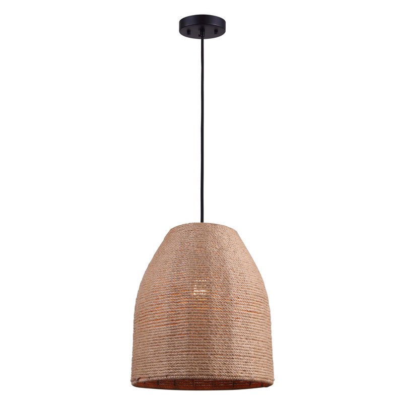 Antonya 1 - Light Brown Single Pendant