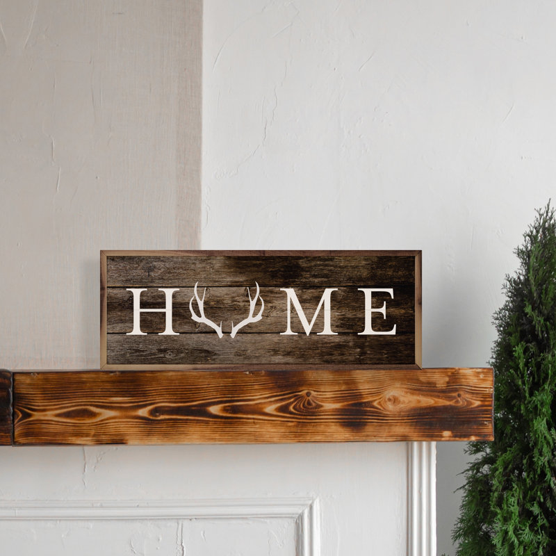 Home Antlers, H 4 po x l 12 po