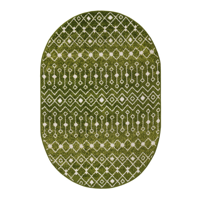 Somerville Geometric Indoor Rug, Oval 4'1" x 6'1"
