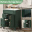 Meuble-lavabo 24 po avec lavabo en céramique, 2 tiroirs et tablette réglable pour les petits espaces-1539994470