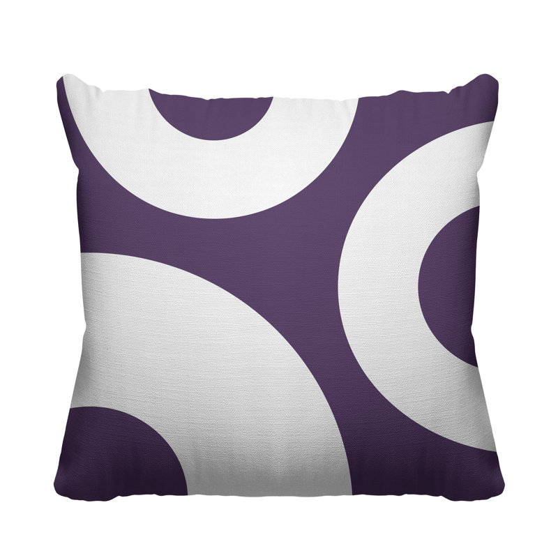Coussin décoratif intérieur / extérieur Ramsey, L 17 po x H 17 po, Violet