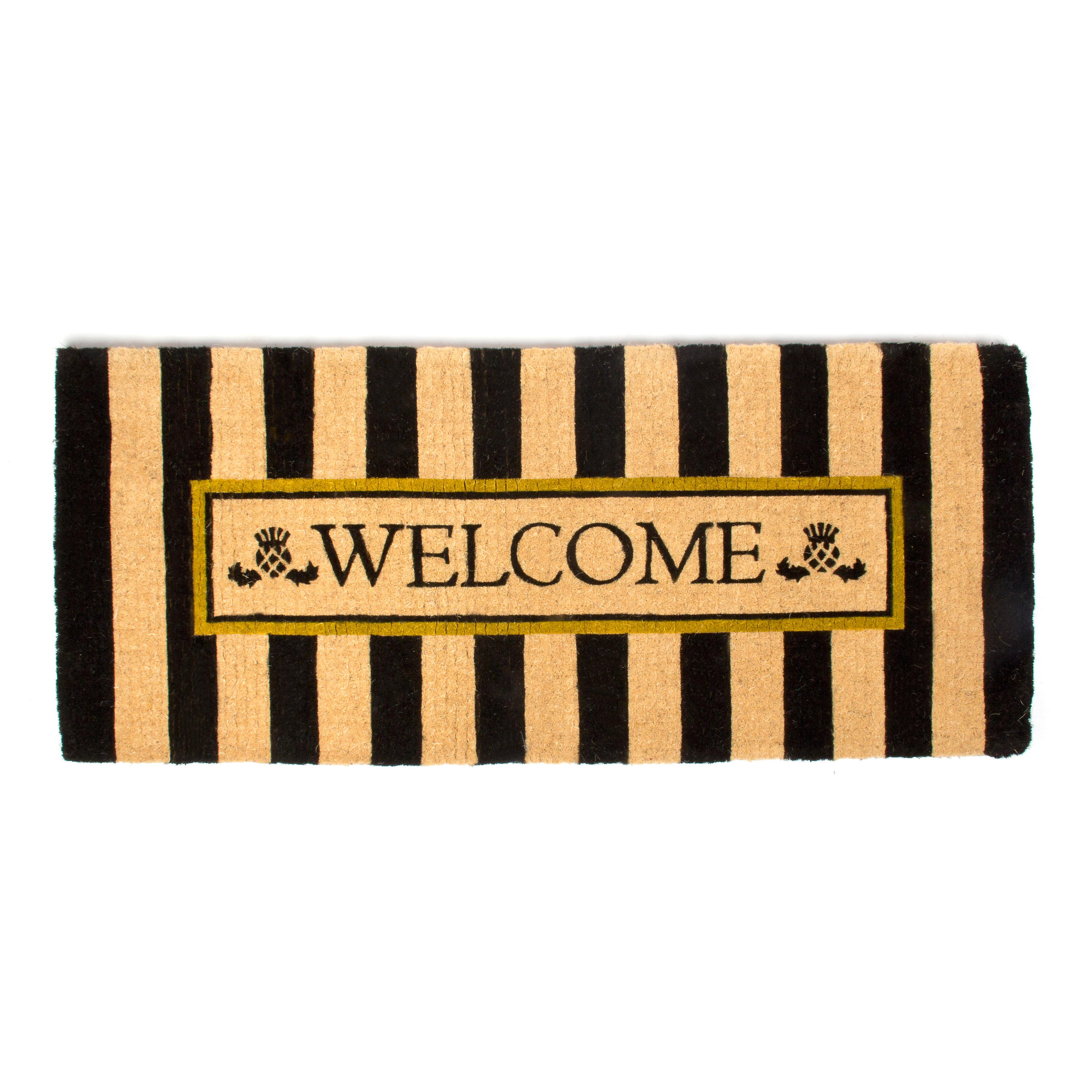 MacKenzie Childs Awning Stripe Double Door Entrance Mat