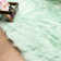 Diller Mint Faux Fur Machine Washable Shag Fluffy Area Rug