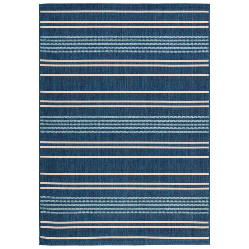 Ecorse Performance Striped Indoor/Outdoor Area Rug, Rectangle 5'3" x 7'7"