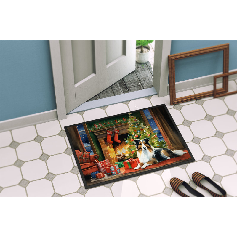 Tapis d'entrée antidérapant Jenine, L 24 po x L 36 po