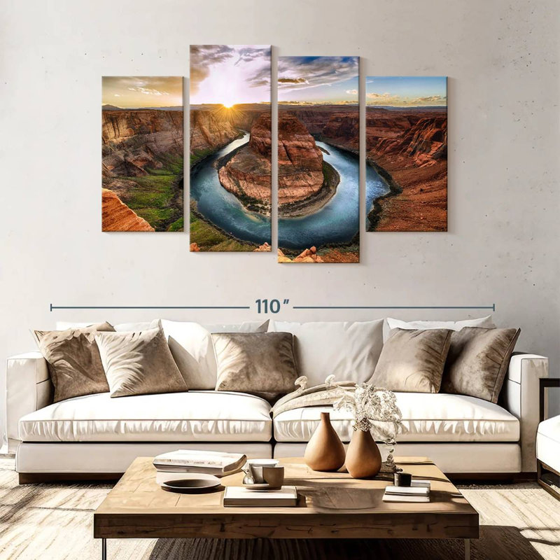 Alvord Horseshoe Bend, rivière Colorado, H 54 po x l 84 po