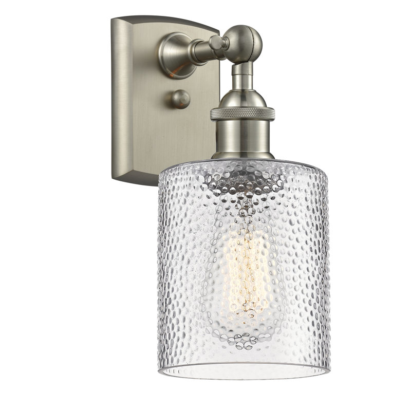 Leilani Armed Sconce, Brushed Satin Nickel, Mercury