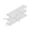 Melange 72'' W Stone Console Table