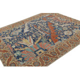 Burano Hand Knotted Wool Floral Area Rug