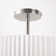 11.8 In. 3-Light Chrome Semi-Flush Mount Ceiling Light With Fabric And Acrylic Cylindrical Shades