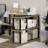 No Tools Required 3-Tier Decorative Display Shelf, Durable Wood And PVC Construction, Multi-Functional Storage Organizer For Home And Office