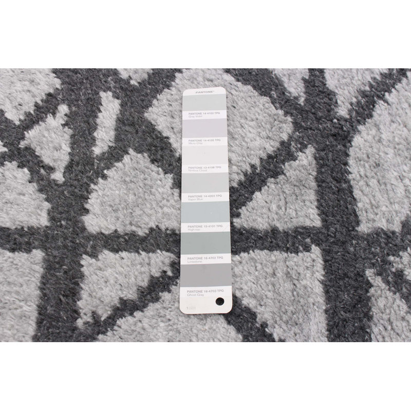 Tapis gris clair Grogan 8 pi 11 po x 11 pi 8 po