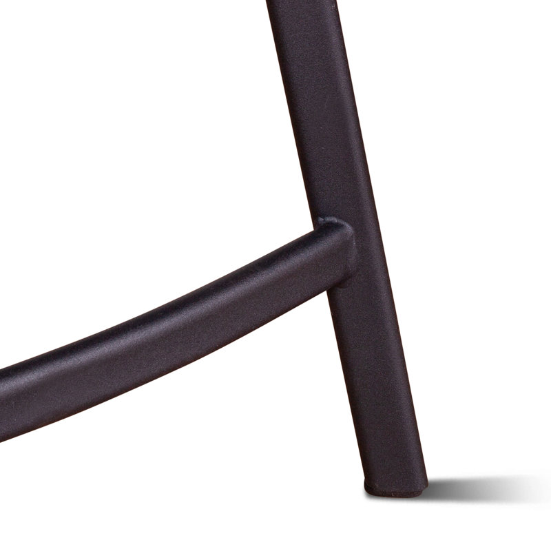 Sam Mid Century Retro Bar Stool, Trapper Brown, Counter Stool (24" Seat Height)