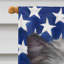 Polyester à 2 côtés 28 x 40 po drapeau maison-1879434067