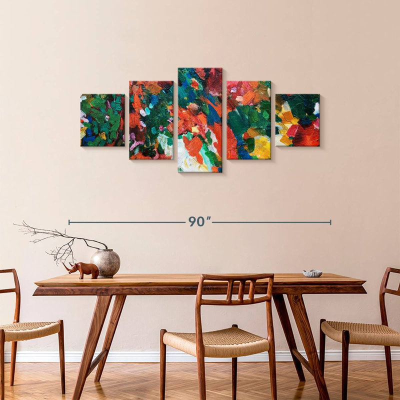 Magnifique abstrait, H 36 po x l 80 po