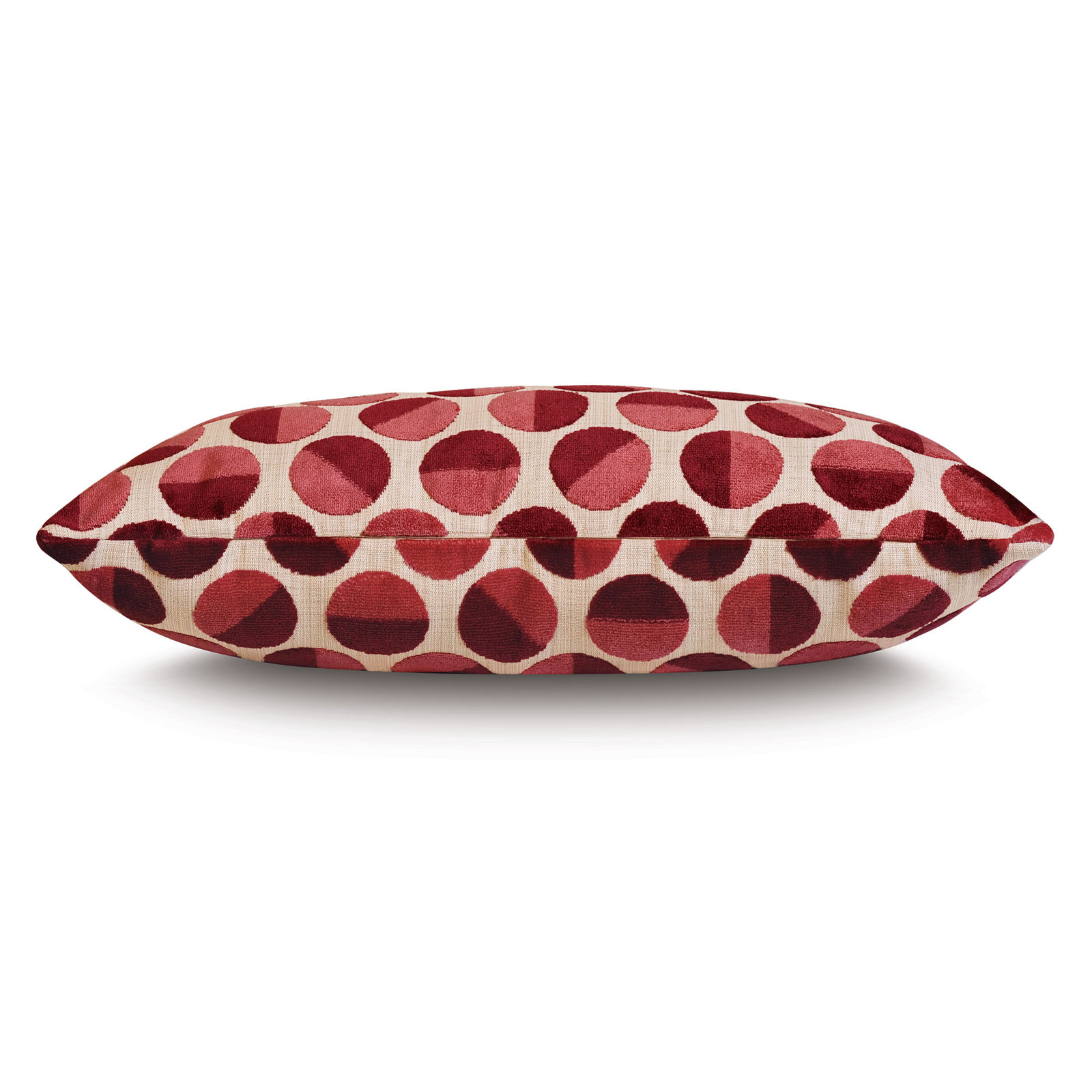 Textured Throw Pillow, Scarlet, Rectangle 13"H x 22"W