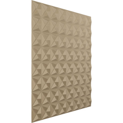 L 19 5/8 po x H 19 5/8 po Panneau mural décoratif Corura EnduraWall 3D, métallique (couvre 2,67 pieds carrés)