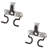 Rubbermaid FastTrack Wall S Hook 2 Handle Tool Storage Organizer Rack