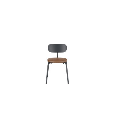 Chaise d'appoint en métal Khylia