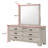 1pc Transitional 6-Drawer Dresser Metal Hardware Whitewashed Wood Finish Wooden Bedroom Furniture-412772082