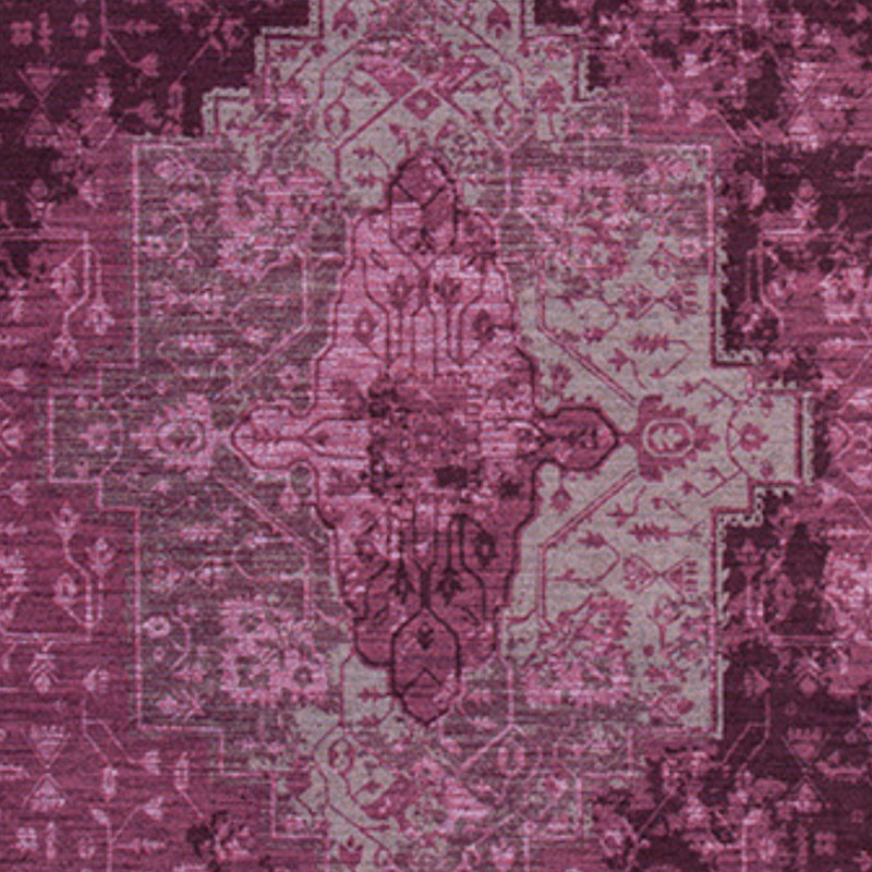 Aubergine saxonne, Tapis de couloir 2 pi 1 po x 7 pi 8 po