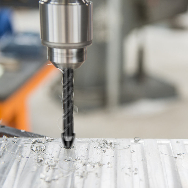 a drill  Four Blade Drill Bit Ceramic Tile Hexagonal Handle Brick Wall Cement Ceramic Perforated Drill