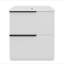 Meuble-lavabo autoportant de 30 po avec lavabo en céramique et tiroirs à extension complète-2132280675