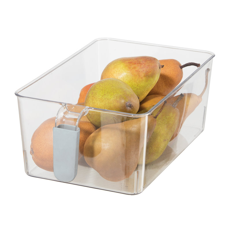 Large Clear BPA-Free Plastic Nesting Storage Bins Set