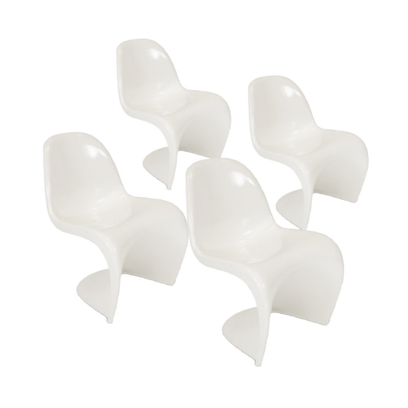 Chaise d'appoint Cybulski, Blanc