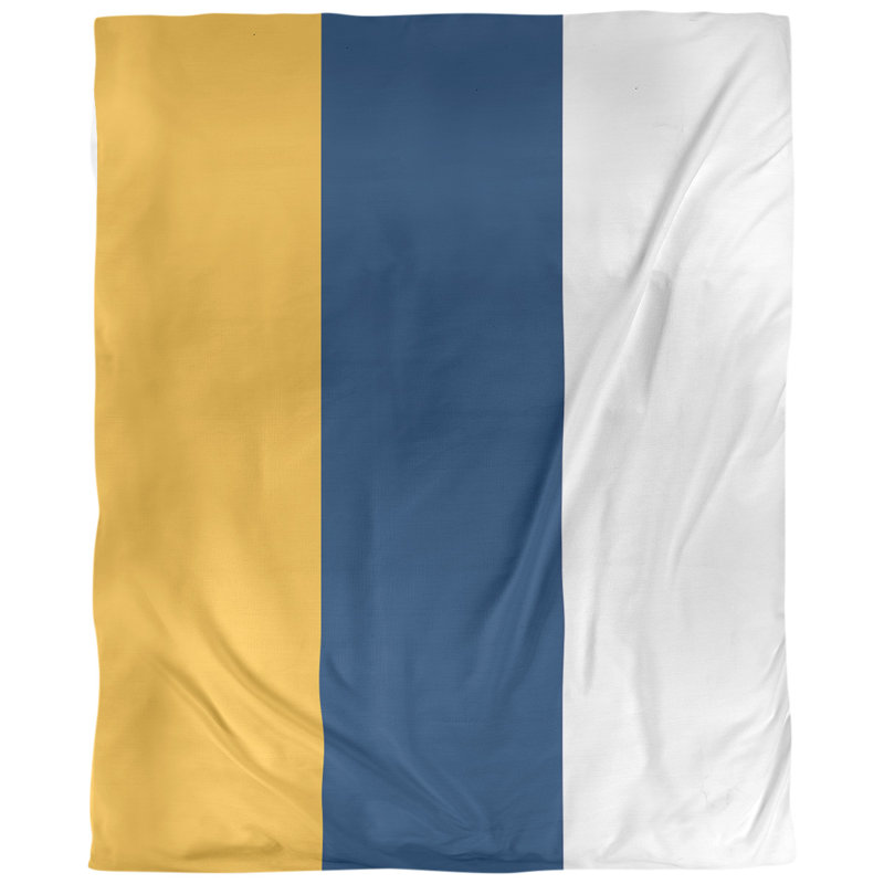 Tissu de basket-indiana indiana, Doré / bleu marine / blanc
