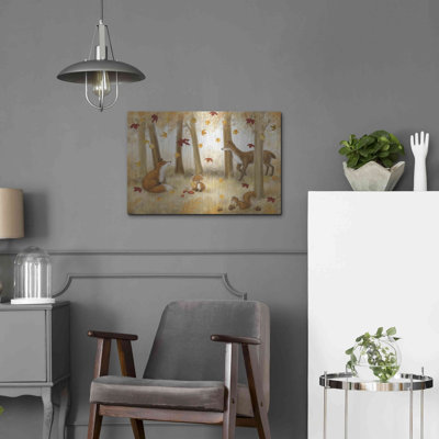 Autumn Scene' by Makiko, Metal Wall Art